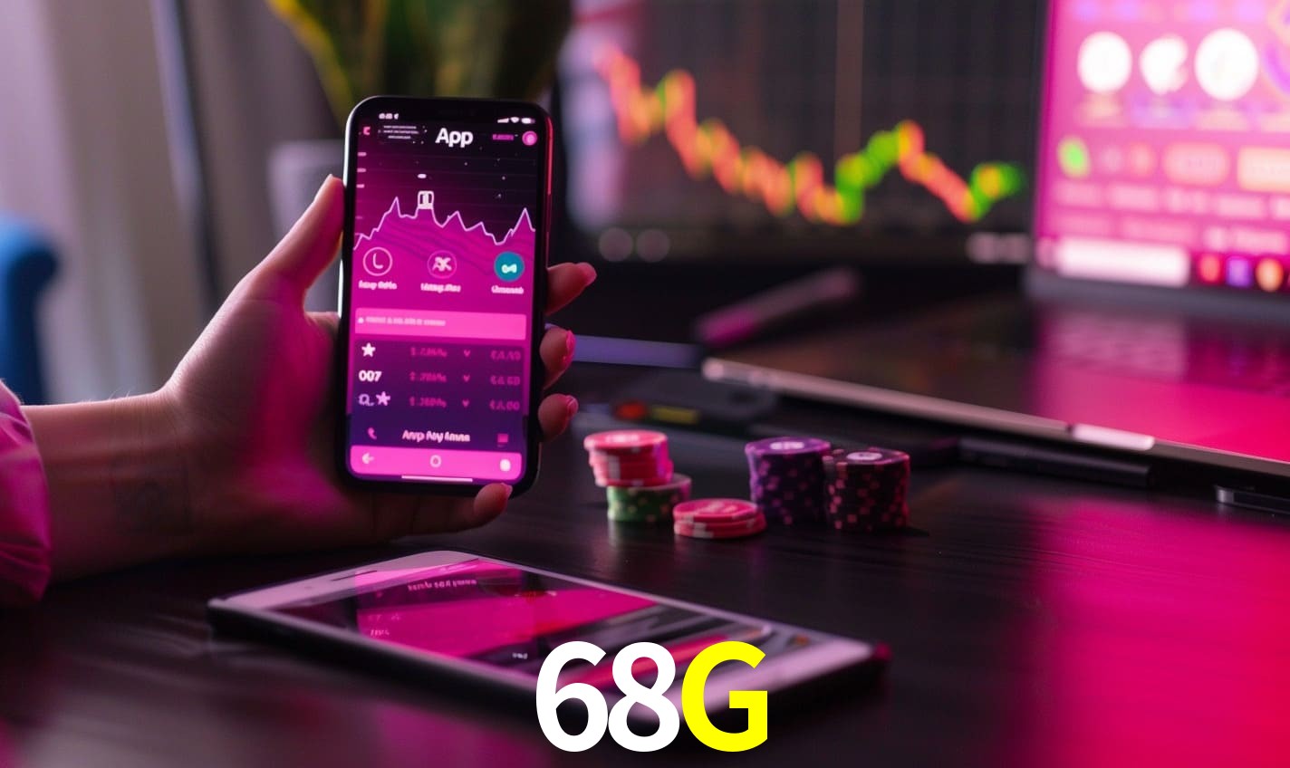 Comparação APP mobile vs versão web da 68G